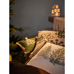 Подушка декоративная с вышивкой christmas tree из коллекции new year essential, 30х45 см