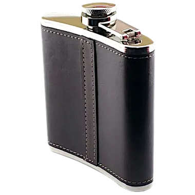 Фляжка Следопыт PF-BD-F18 240мл в оплетке Вес 130г  95х135мм Коричневая