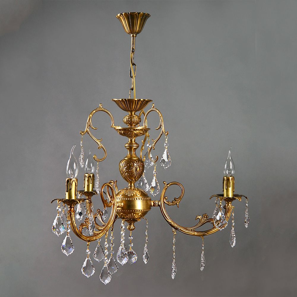 8888/3 AB Leaf crystal Люстра