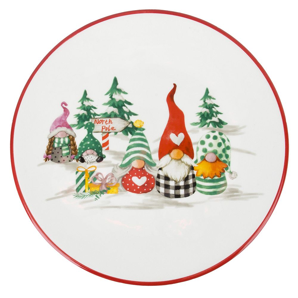 Блюдо " " d=24см (керамика) (подарочная упаковка)