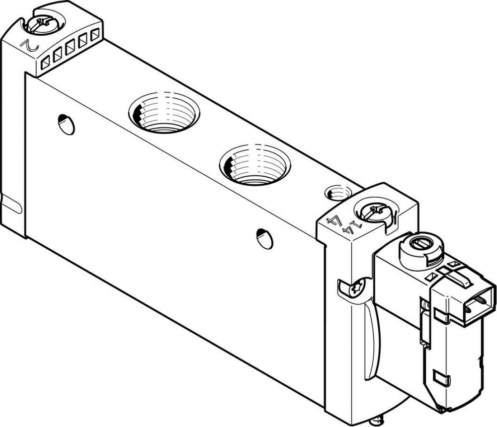 VUVG-L18-M52-RT-G14-1H2L-W1 Распределитель с электроуправлением