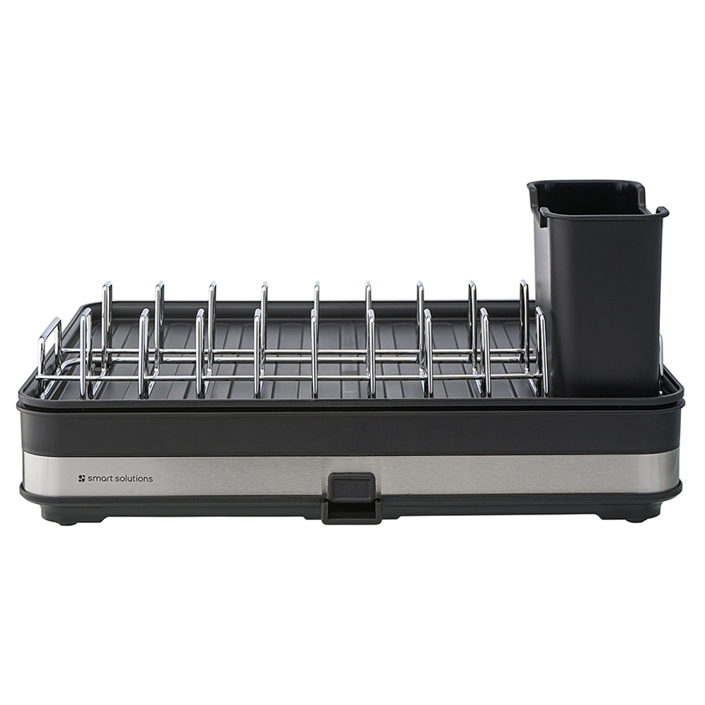 Сушилка для посуды atle раздвижная большая, черная