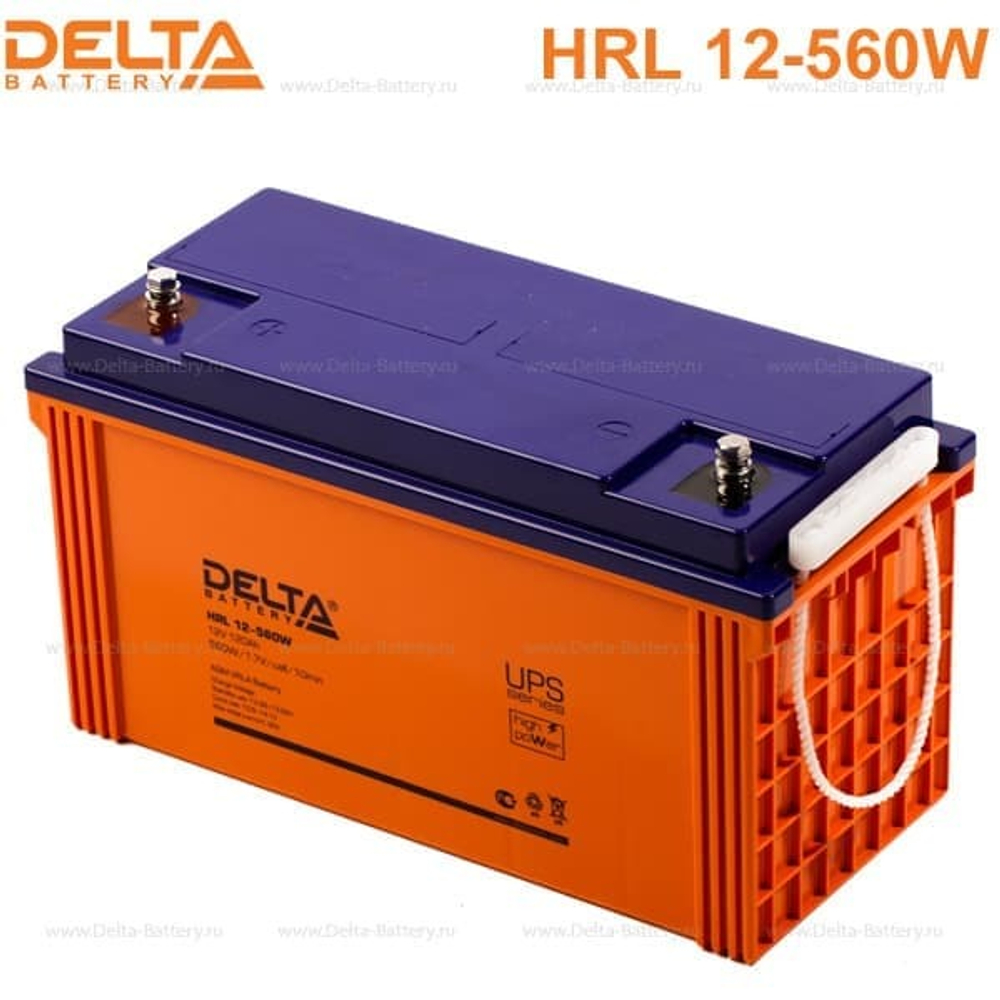 Аккумуляторная батарея Delta HRL 12-560W (12V / 120Ah)