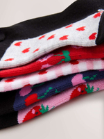 Носки хлопковые для девочки Next E89-770, 5 шт., Черный