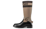 DIOR D Major Knee high Boots Women"s Taupe