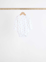 Боди с длинным рукавом для малышей Next K79-893, 7 шт., Белый