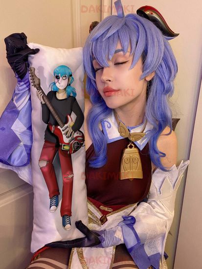 Мини дакимакура Ларри Джонсон и Салли Фишер из Sally Face арт. M0553, 60х20 см