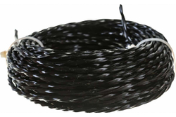 Леска Profline (15 м; 3 мм; скрученный квадрат; черный) PATRIOT 805402211