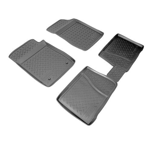 Ковры в салон Norplast/Unidec для Renault Symbol (2008-)Полиуретан,Черный, арт.NPL-Po-69-71