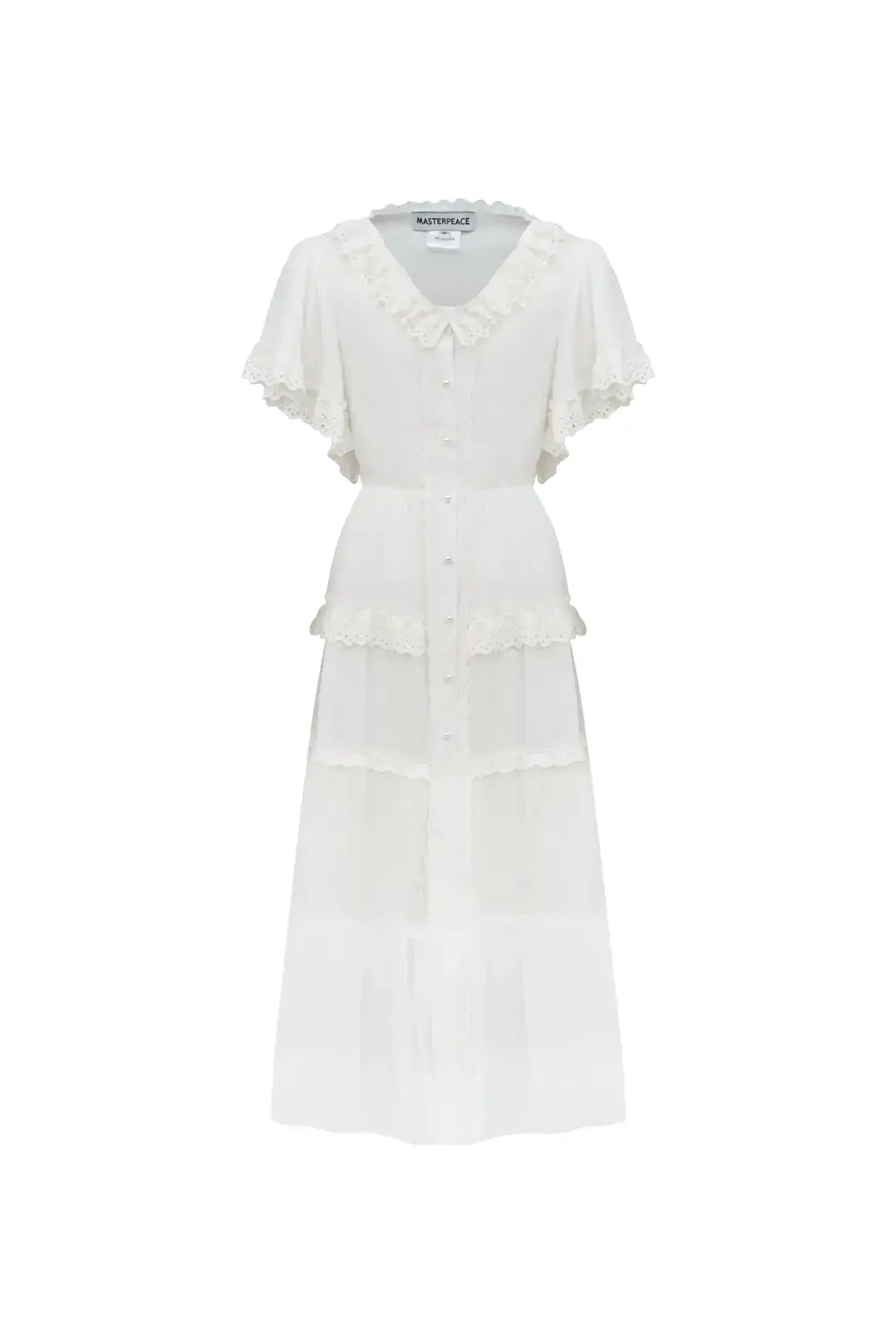 Платье-халат с глубоким вырезом