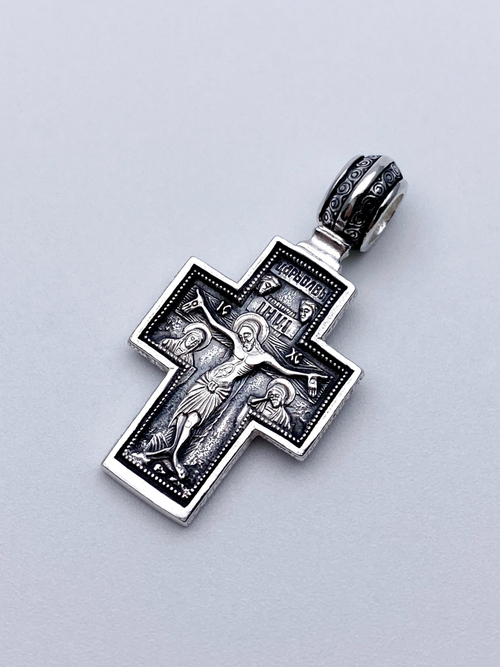 Крест из серебра/Чернение/Знамение
