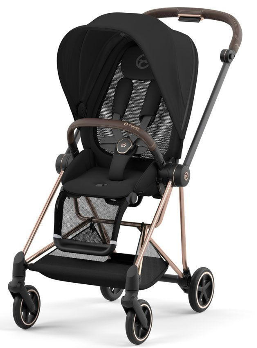 Прогулочная коляска Cybex Mios III Rosegold complete Sepia Black