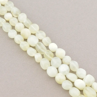 Нитка Лунный камень 39 см. (Без замка) - Бежевая