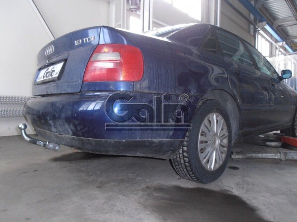 Фаркоп оцинкованный Galia A035A для Audi A4 седан/универсал 1994-2000(паспорт и сертификат в комплекте)(без электрики)