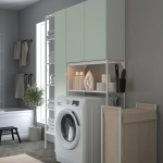 Книжный шкаф -  ENHET IKEA/ ЭНХЕТ ИКЕА, 204х140 см, белый/ зеленый