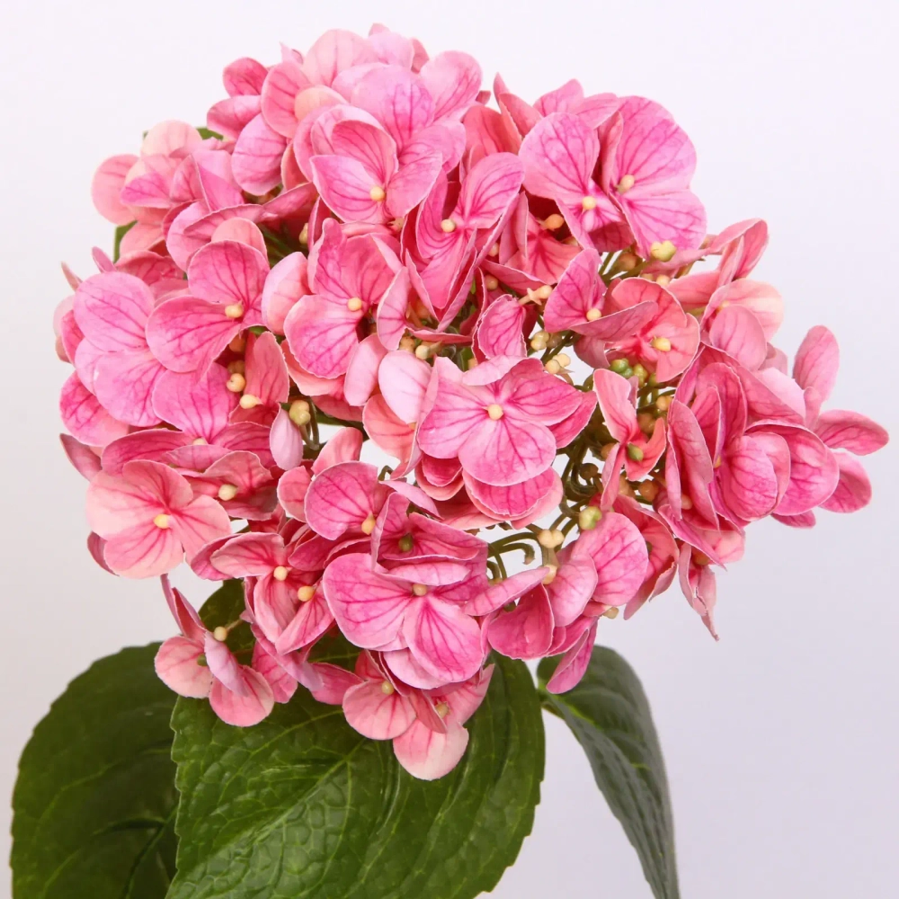 Цветок искусственный «Natur» 63см Гортензия розовая