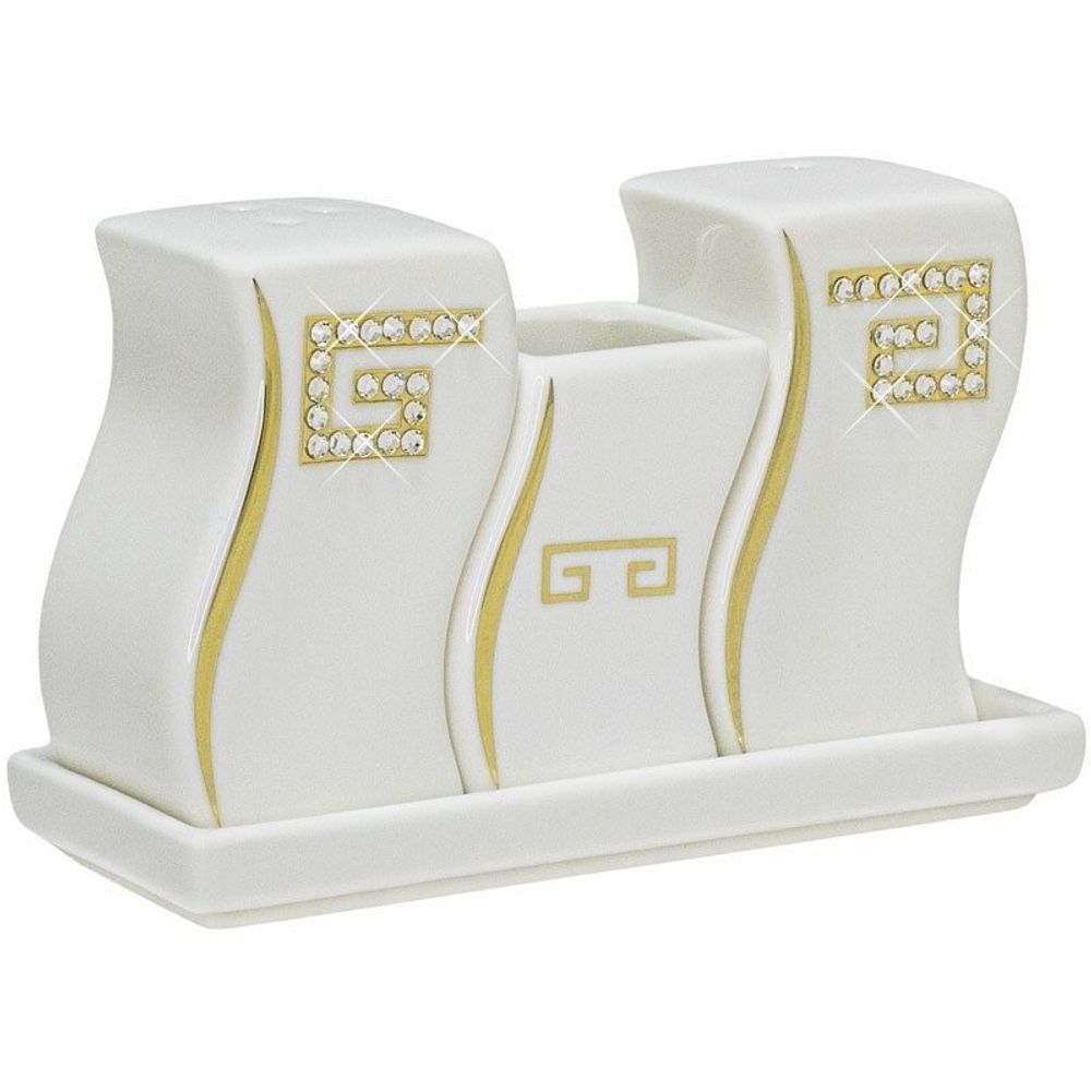 Lenardi 108-092 Набор солонок в под.уп.GIVENCHI GOLD (х48) Фарфор