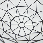 Фруктовница 28,5*14см металлическая, черная