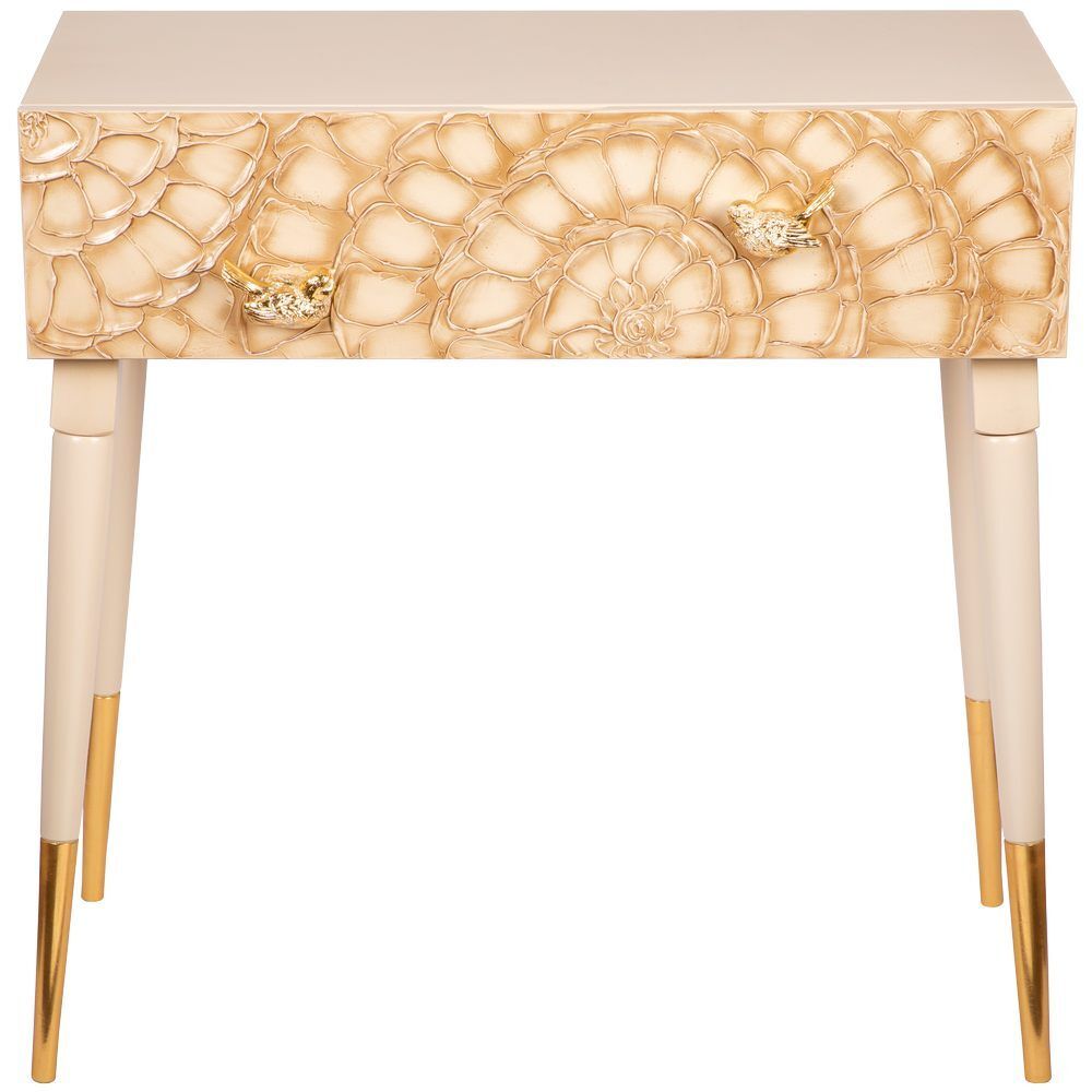 Ручка мебельная Птичка Терра правая Айвори