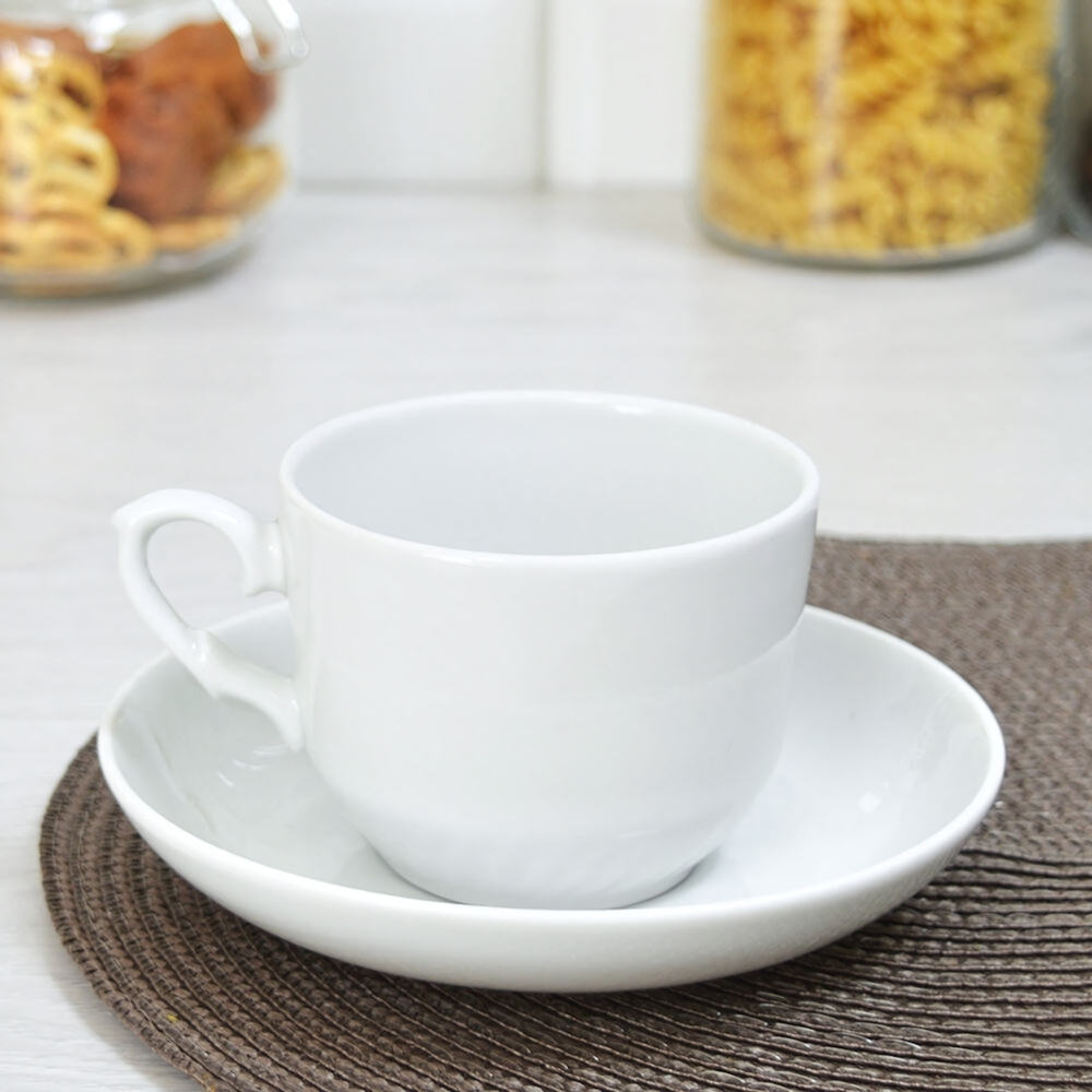 Чайная пара 250мл форма Кирмаш Без деколи