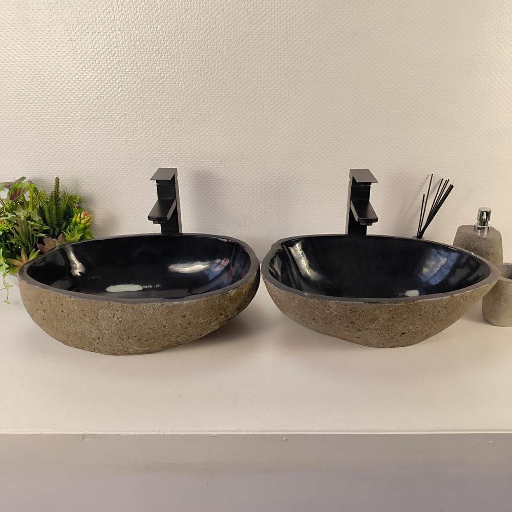 Раковина из речного камня ПАРА! RS-65537 47*32*15 0865