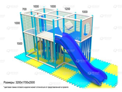 Игровой лабиринт «Морской бой» (3.2*1.7*2.5 м.)