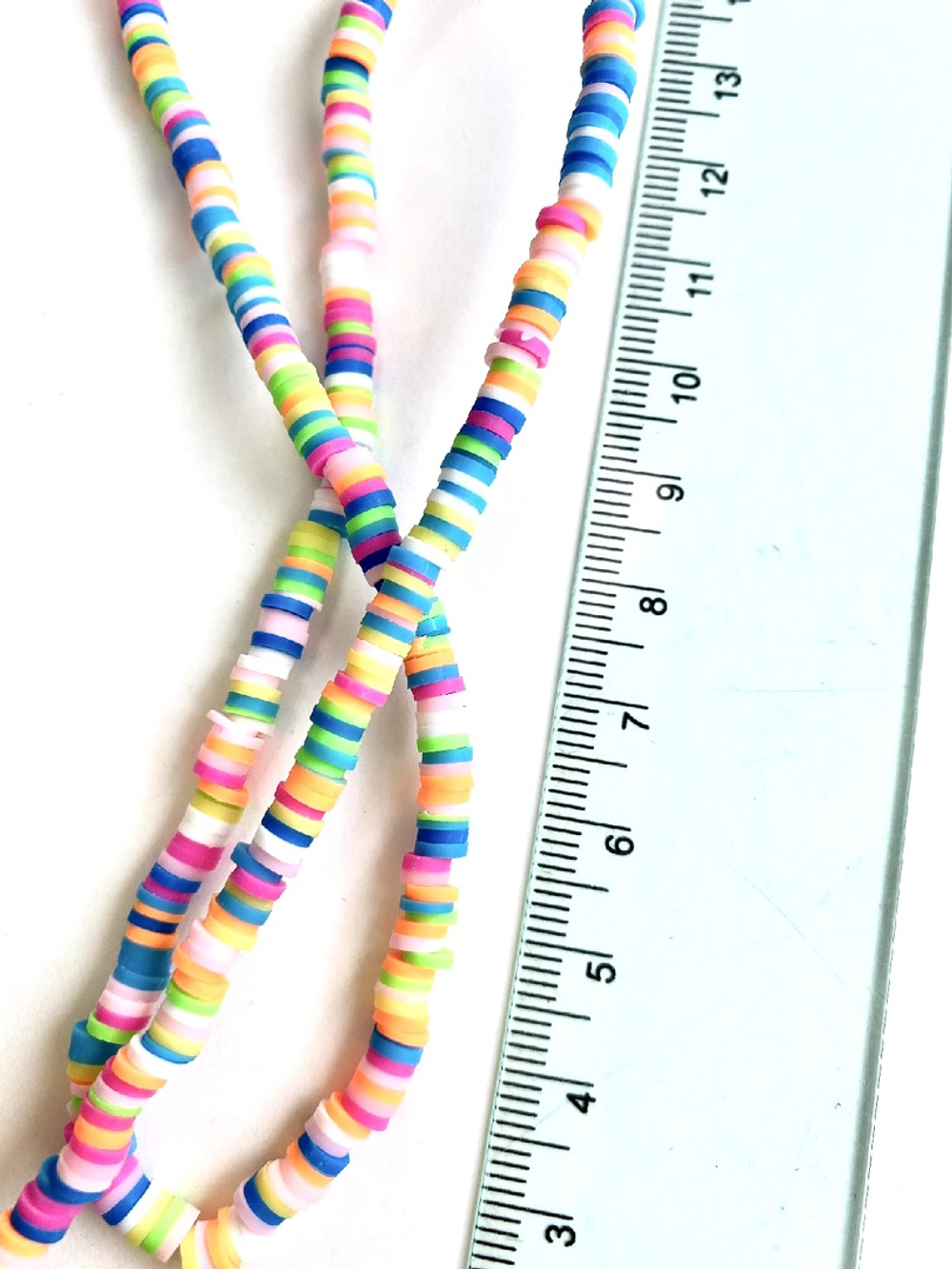 9904-мр Нить каучуковых бусин, 4мм 37см, микс розовый