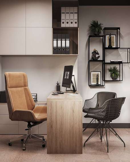 Кресло Thomas черное с черной подушкой