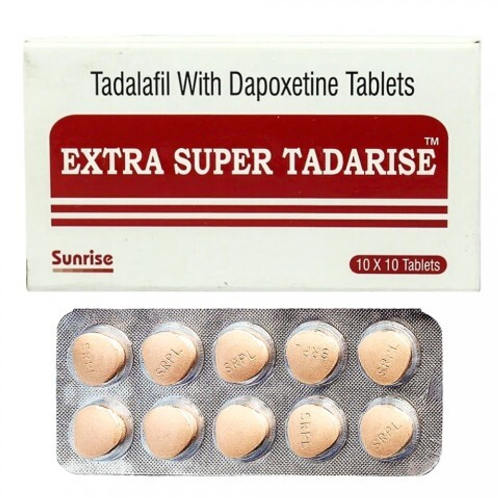 Препарат для усиления эрекции и продления полового акта Super Tadarise 60 mg (10 шт.)