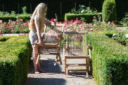 Neapel-Turin 10, комплект обеденной мебели натуральный, тик