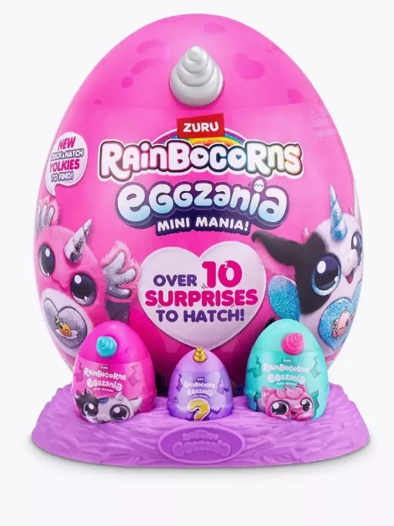 Мягкая игрушка сюрприз яйцо Rainbocorns Eggzania Mania Зуру