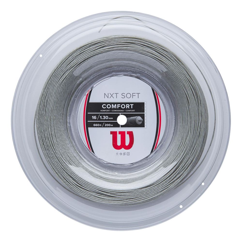 Струны теннисные Wilson NXT Soft Reel String Reel 200m - Silver