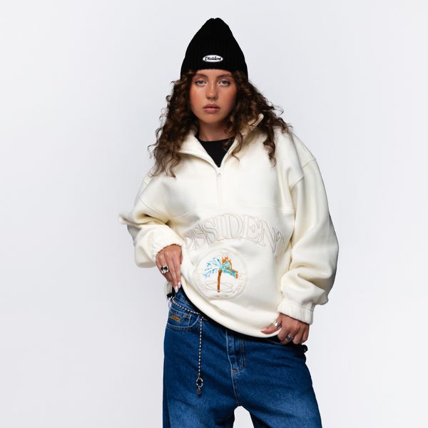 Толстовка флисовая DZ AW25 молочная - фото 4