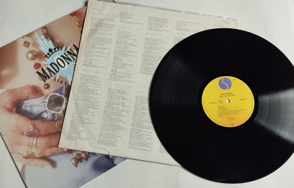 Винтажная виниловая пластинка LP Madonna Like A Prayer (Germany 1989)