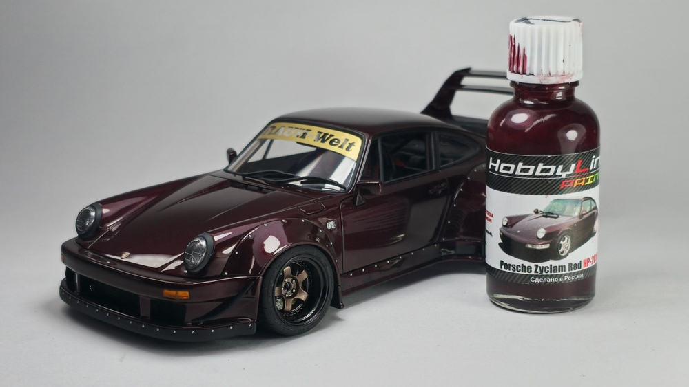 Краска лаковая HobbyLink Porsche Zyclam Red HP-2016