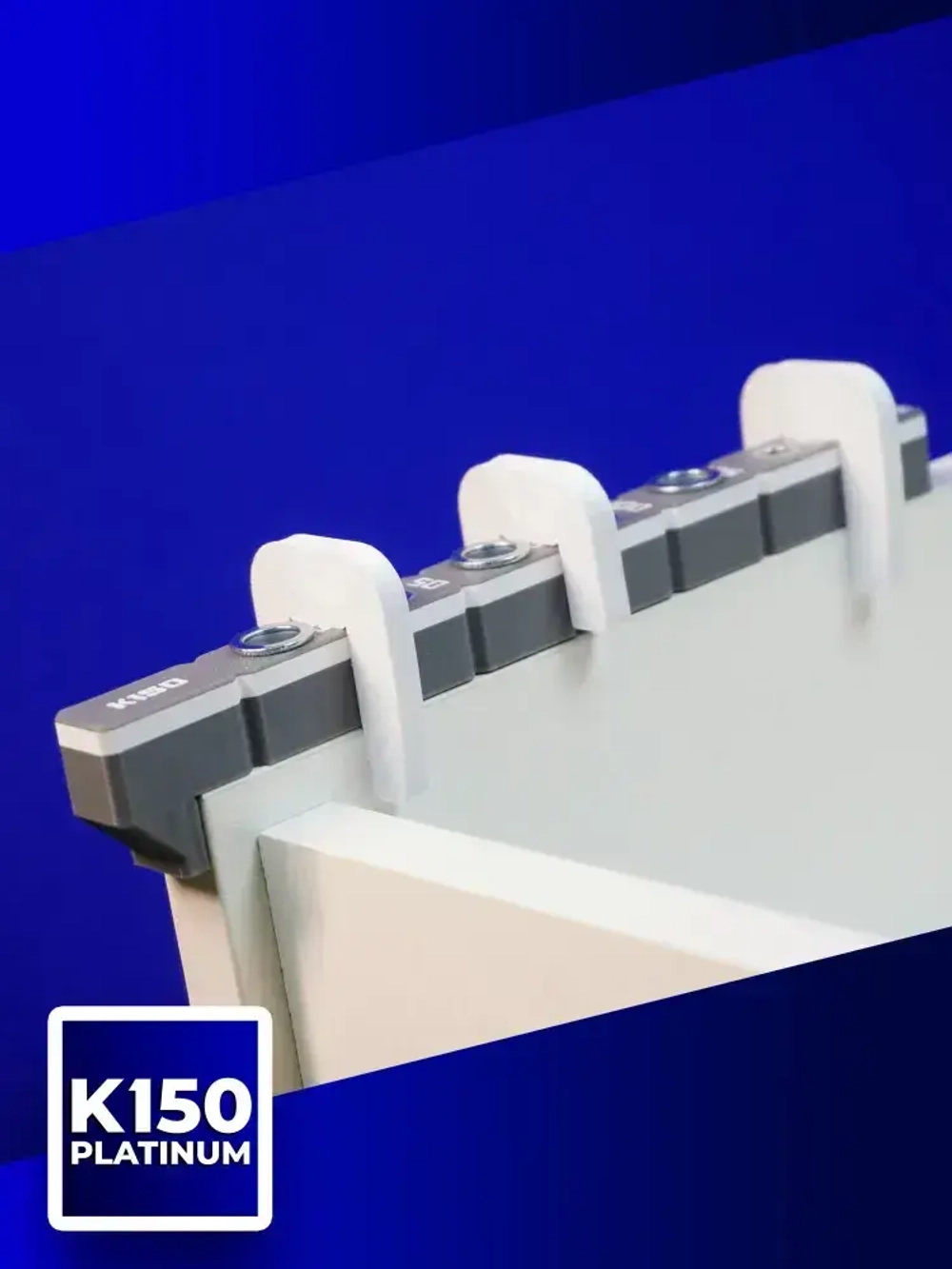 Мебельный кондуктор К150 PLATINUM для сверления отверстий под шкант и конфирмат шаг 25 мм для сборки мебели