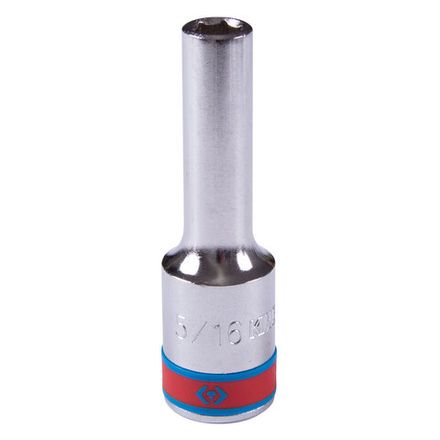 Цена на KING TONY (423510S) Головка торцевая глубокая шестигранная 1/2", 5/16", дюймовая