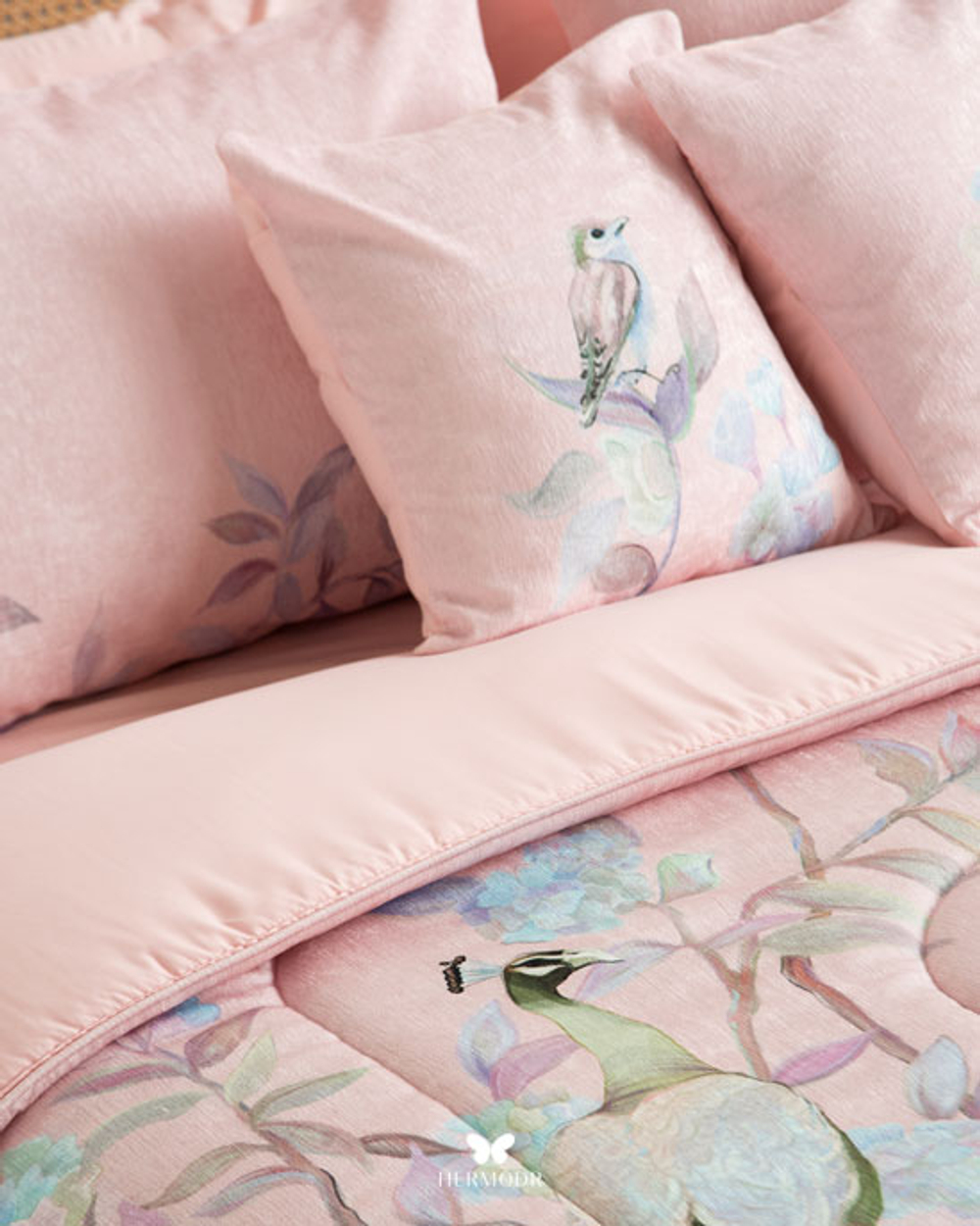 Комплект постельного белья двуспальный Khezaracheshm Hermodr 8 предметов 130220264 Иран