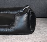 Лежанка со съемных чехлом из экокожи разборная для большой собаки размер XL Царь-Лежанка Lapalandia