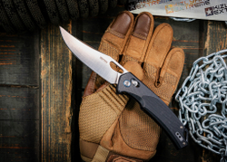 Складной нож SRM 9201 Satin сталь D2 рукоять Black G10