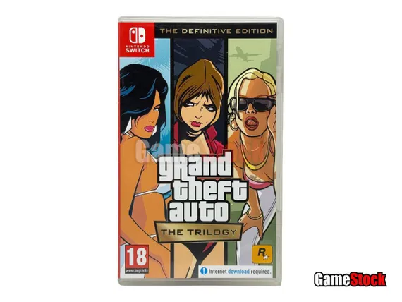 GTA The Trilogy: The Definitive Edition (Nintendo Switch, Русские субтитры, Б/У)