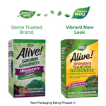 Nature's Way, комплекс мультивитаминов для женщин от Alive!® Garden Goodness™, 60 таблеток