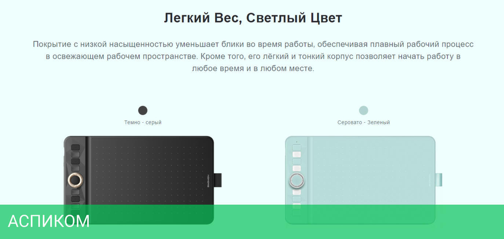 Графический планшет Gaomon WH851 Dark Grey