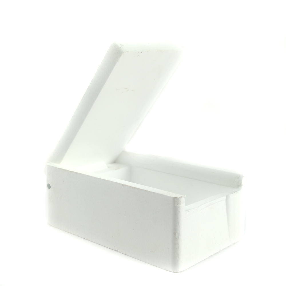 Мотыльница белая большая (97*62*36мм)