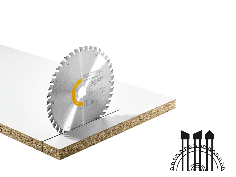 Диск пильный WOOD FINE CUT HW 168x1,8x20 WD42 FESTOOL 205765