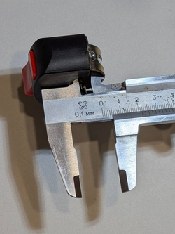 Пульт копка 2 положения красный на руль мотоцикла питбайк, эндуро