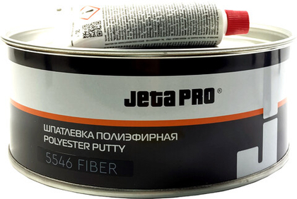 Шпатлевка JETA 5546 FIBER со стекловолокном 1.8кг + отвердитель