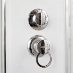 Душевая кабина DTO ЕМ1510 LED с гидромассажем 100х100