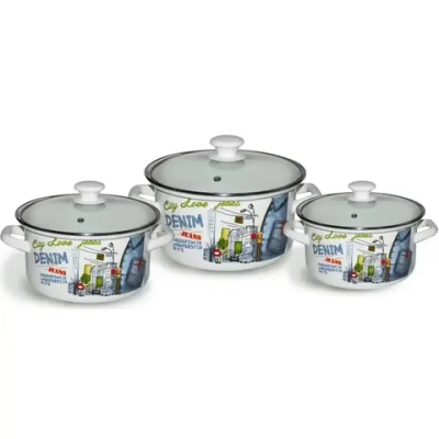 набор Деним-1-Экстра (белая) (кастр цил.2,3л3л4л ст/кр), арт.