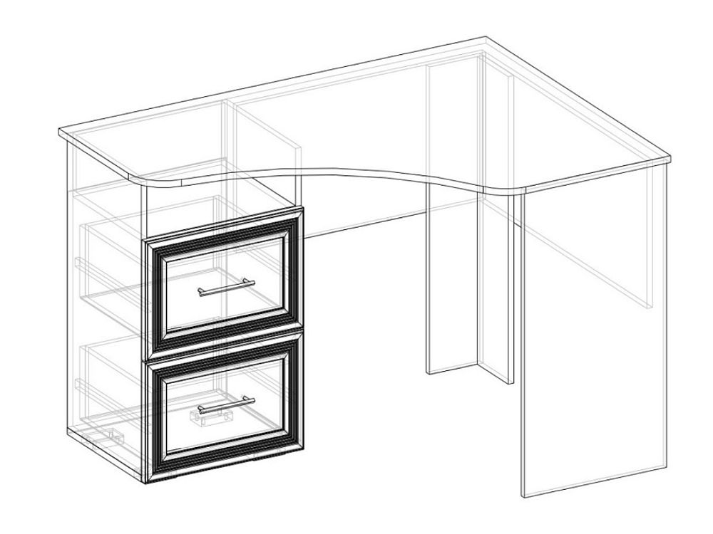 Бруно Стол угловой ЛЕВЫЙ